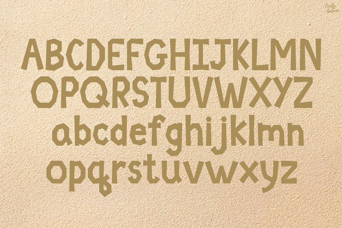 Beach | Display Font, a Sans Serif Font by LivelyAutumn11.11 (Photo 2 of 5)