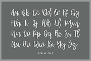 Albret Handwritten Script, a Script Font by Mr.Typeman (Thumbnail 2 of 9)