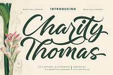Charity Thomas Bold Calligraphy