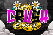 Aerosol Urban Modern Marker Graffiti, a Handwritten Font by dansdesign (Thumbnail 4 of 6)