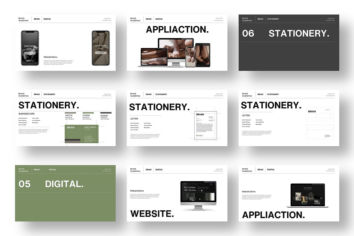 Brian - Business Google Slide, a Presentation Template by Dens Creative Studio (Photo 4 of 6)