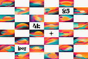 Retro Gradients Background Pack, an Abstract Photo by Vincit Design Co. (Thumbnail 2 of 4)