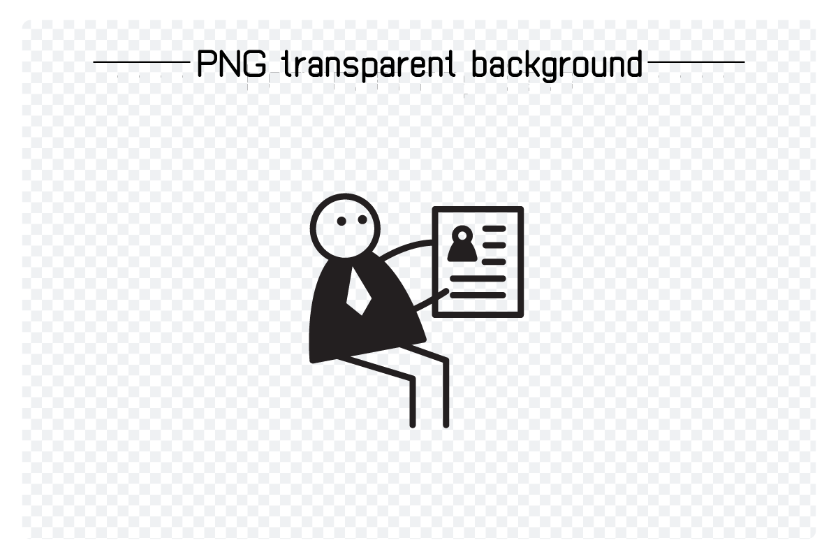 Funny Office Employee Stick Figures, a Work Illustration by Designfour (Photo 5 of 8)