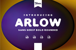 Arlow, a Sans Serif Font by almazstudio