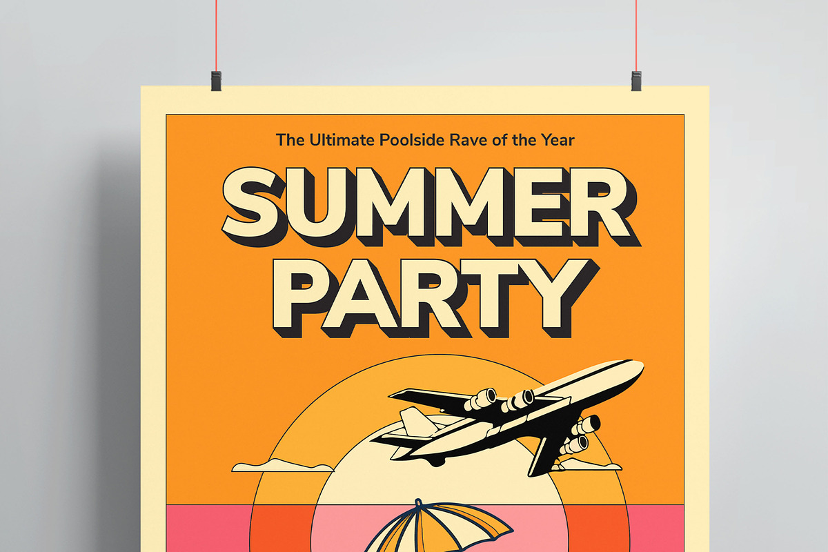 Summer Party Flyer, a Flyer Template by MightyDesign (Photo 2 of 8)