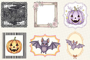 Cute Halloween Frame Sublimation, an Illustration by OK Design (Thumbnail 3 of 5)