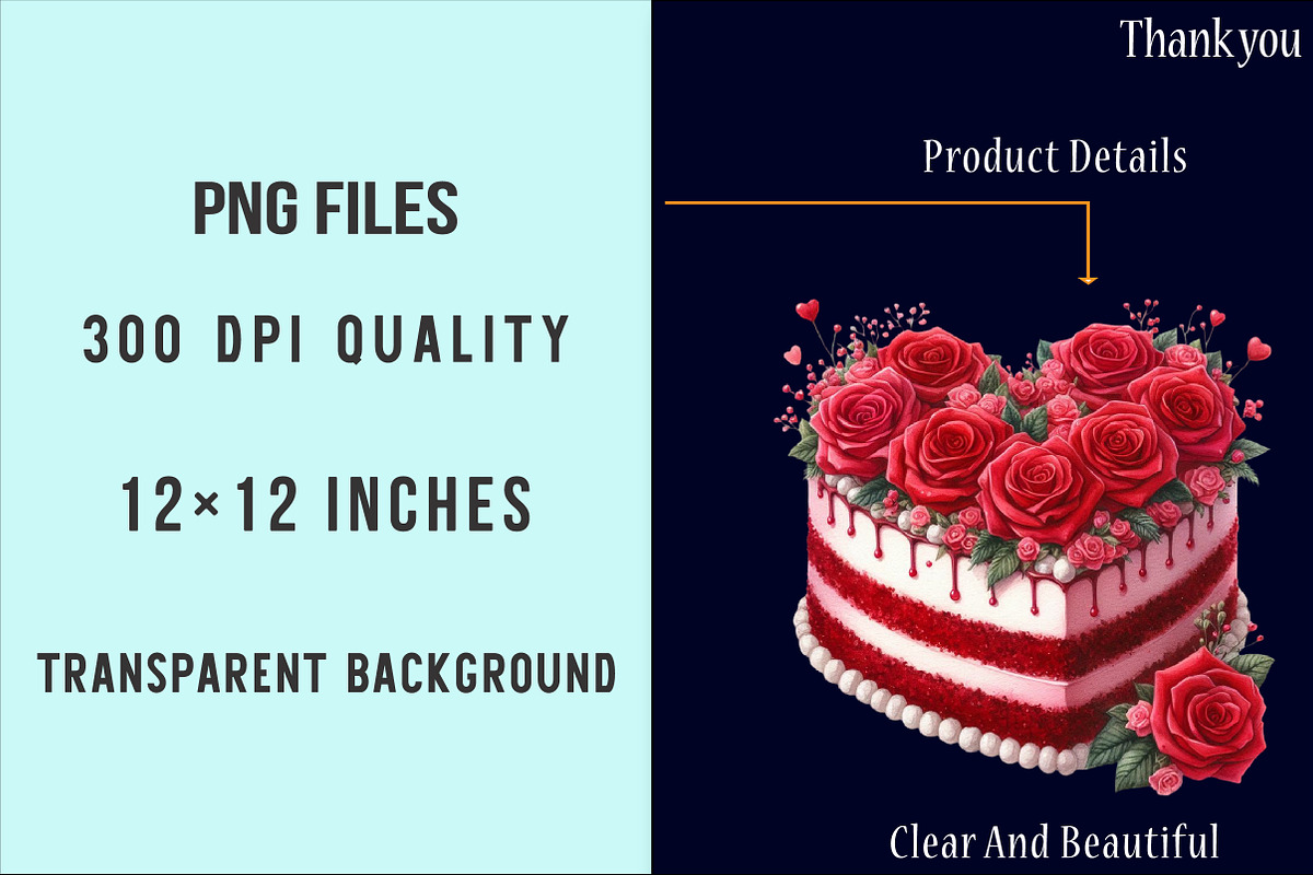 Watercolor Cake Clipart PNG, an Illustration by SinaCreation (Photo 4 of 5)