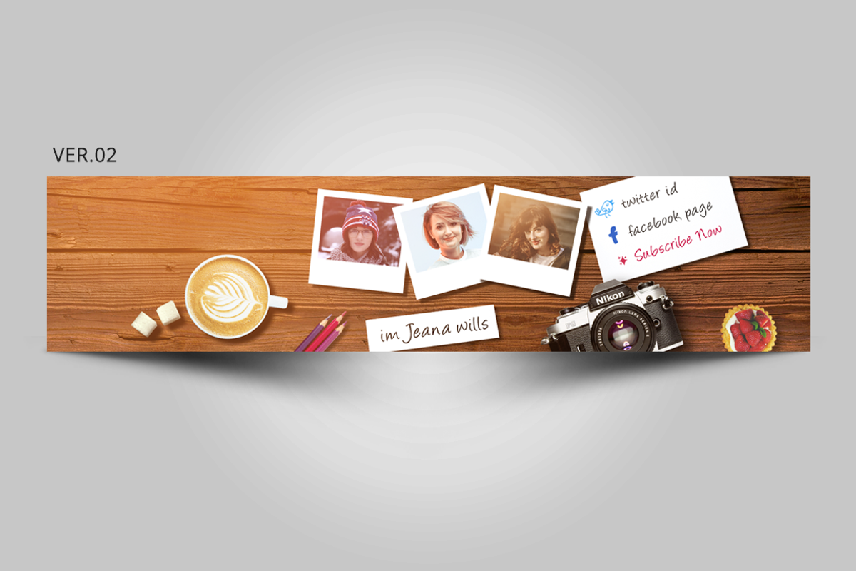 Youtube Vlog Channel Art, a Social Media Template by Jaisivakumar (Photo 2 of 3)