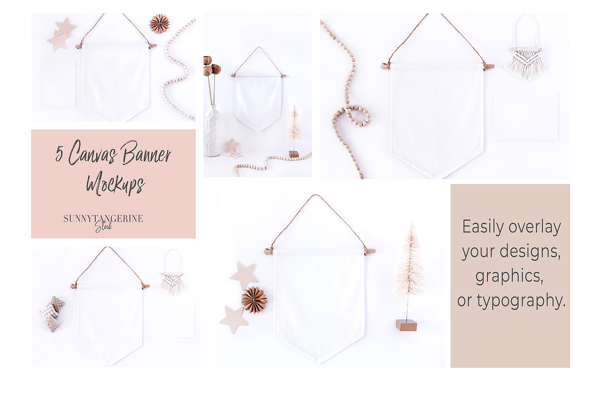 Canvas Banner Mockups Bundle, a Household Mockup by SunnyTangerine Stock (Photo 3 of 8)