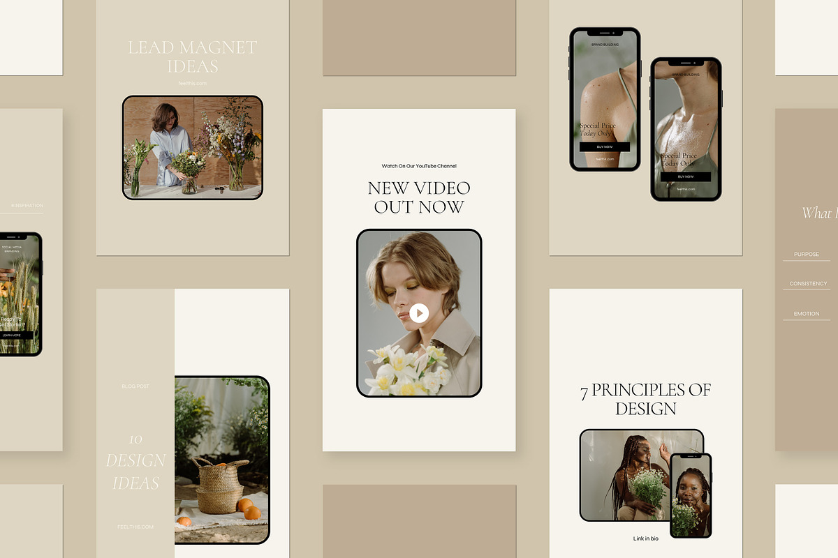 Muse Social Media Pack Canva, a Social Media Template by Feel This (Photo 25 of 32)
