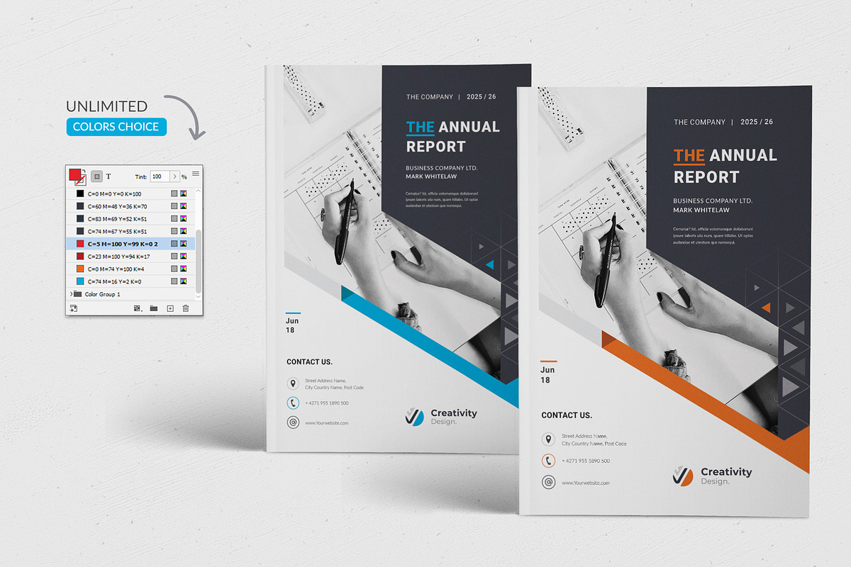 The Annual Report | InDesign & Ms Wo, a Brochure Template by Creativity-Design (Photo 10 of 12)