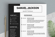 Word Resume Template - CV Design, a Resume Template by LevelUpResume (Thumbnail 1 of 5)