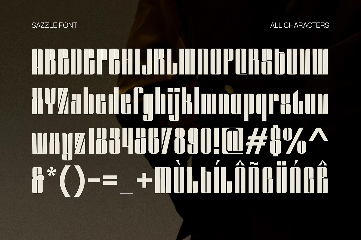 Sazzle - Compressed Sans Serif, a Sans Serif Font by Craft Supply Co. (Photo 7 of 8)