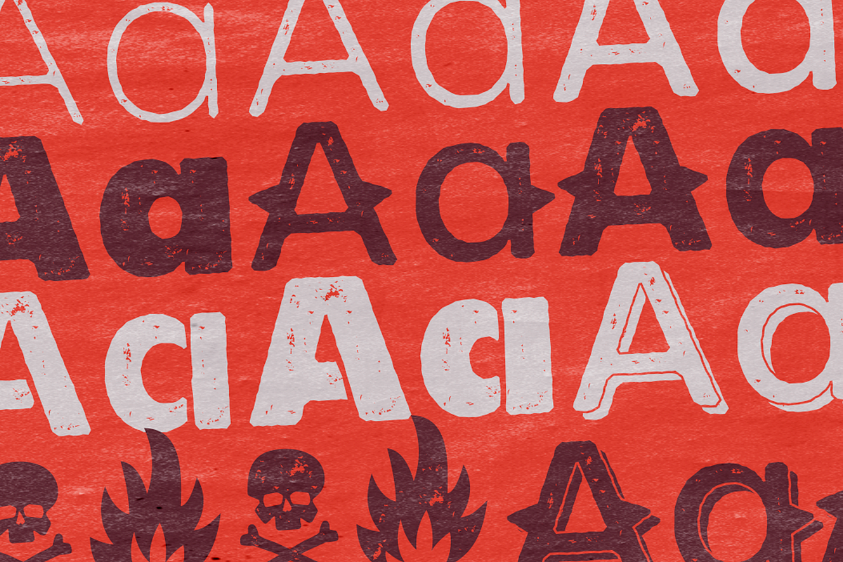 Minado Rough-80, a Font by Rodrigo Typo (Photo 2 of 6)