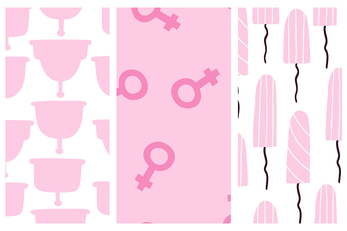 PERIOD: stickers, cliparts, patterns, a Healthcare Illustration by Elliko shop (Photo 6 of 9)