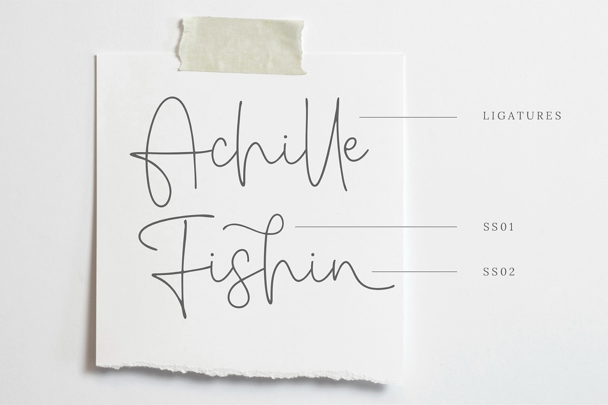 Amichan - Elegant Script, a Script Font by Salamahtype (Photo 7 of 10)