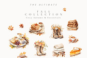 Autumn & Halloween Watercolor Fall, a Seasonal Illustration by Lana Elanor (Thumbnail 5 of 14)