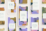 March Abstract Painted Backgrounds, a Texture Graphic by Basia Stryjecka (Thumbnail 6 of 17)