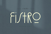 Fistro Font, a Sans Serif Font by vuuuds
