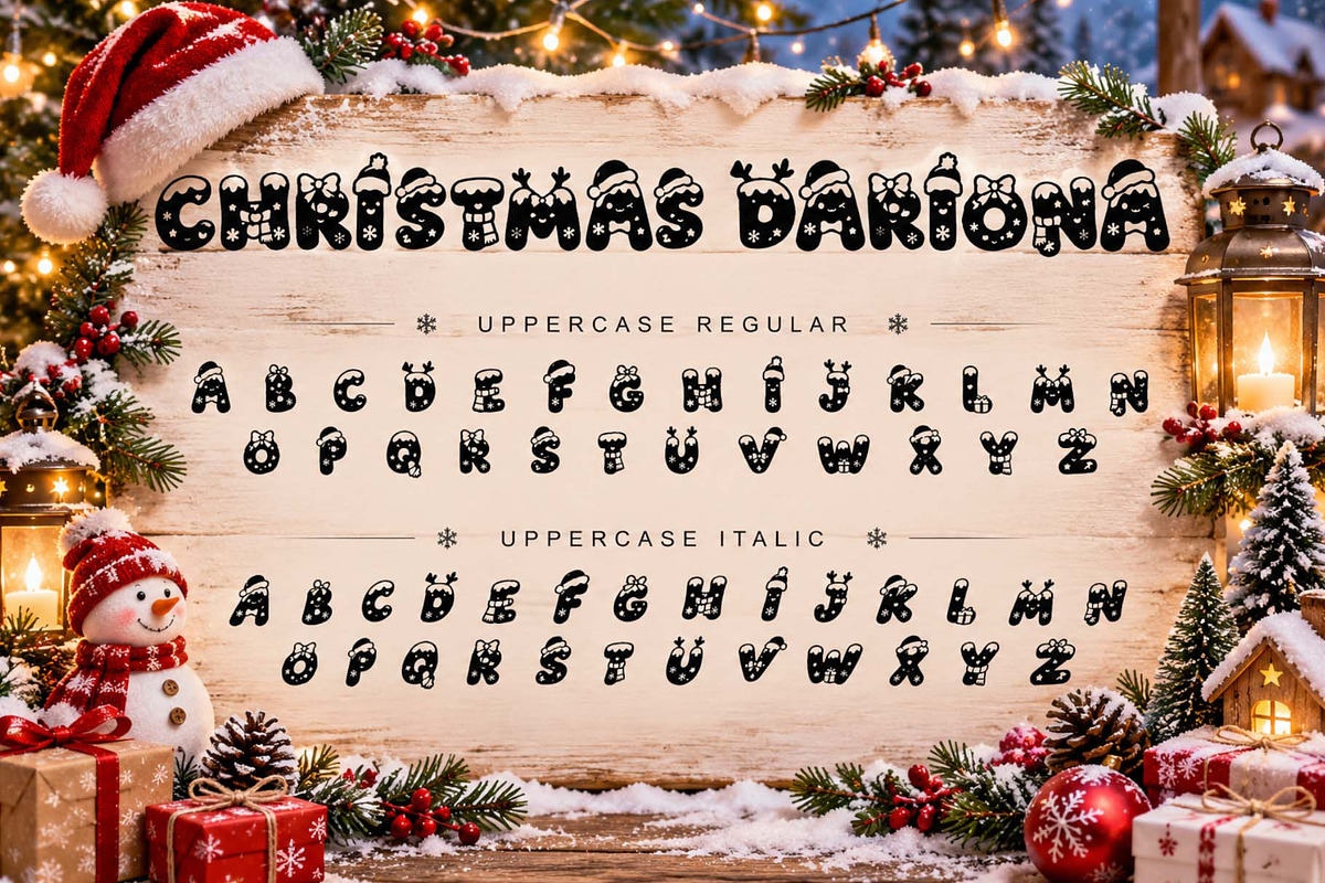 Christmas Dariona, a Handwritten Font by Yoga Letter (Photo 6 of 10)