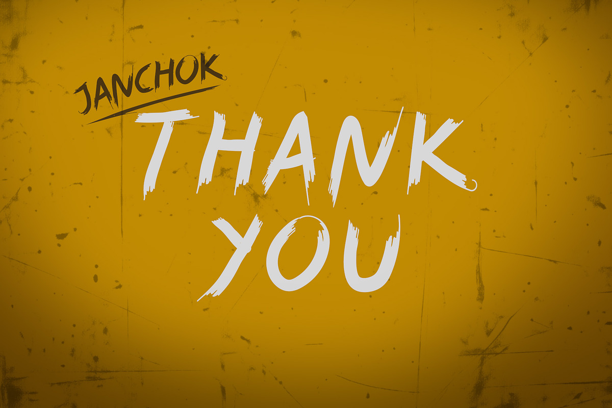 JANCHOK – Premium Brush Font, a Blackletter Font by Brainwave (Photo 5 of 5)