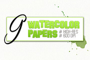 9 Watercolor Papers!, a Texture Graphic by Sandra Neuditschko (Thumbnail 1 of 4)