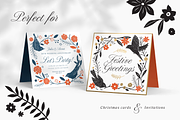 Birds & Blooms Vector Linocut Set, an Animal Illustration by rouxsupplyco (Thumbnail 6 of 15)