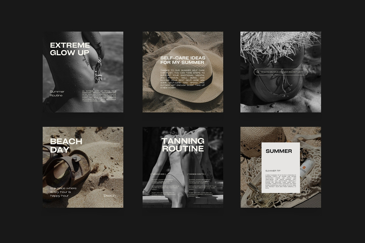 Aesthetic Instagram Templates XVII, a Social Media Template by Instprofi | Studio Estimo (Photo 4 of 12)