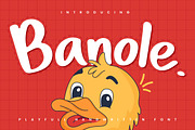 Banole - Playful Handwritten, a Handwritten Font by Samtiv Studio (Thumbnail 1 of 5)