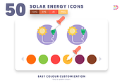 50 Solar Energy Icons, an Icon by Dighital (Thumbnail 8 of 10)