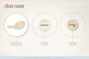 Le Tour du monde - Austria map, an Object Graphic by volume 1 visual design (Thumbnail 12 of 20)