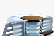 TV Studio Desk Collection (12 PCS), a Furniture 3D Model by akerStudio (Thumbnail 81 of 153)