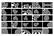 Op Art - Vector backgrounds bundle, a Background Graphic by RDShop (Thumbnail 14 of 14)