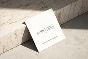 Square Modern Minimal Business Card, a Business Card Template by Shahjhan (Thumbnail 5 of 5)