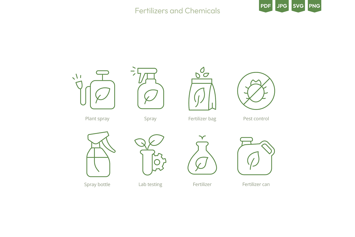 Agriculture & Farming Line Icons Set, an Outline Icon by Ilia Design (Photo 3 of 10)