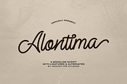 Alontima | Monoline Script, a Script Font by gracetype_studio (Thumbnail 1 of 12)
