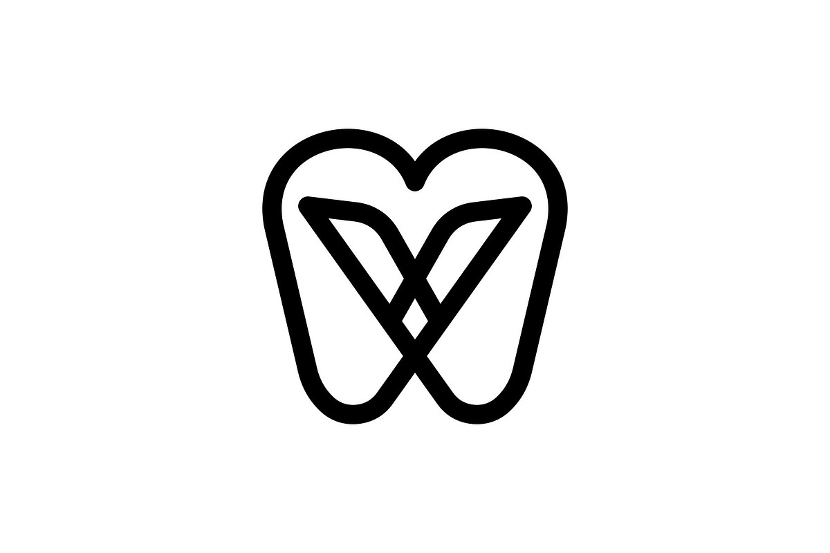 Letter V Dental Care Clinic Logo, a Branding & Logo Template by Buqancreative (Photo 1 of 4)