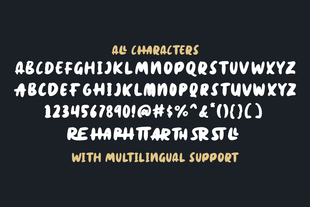 Nightwish - Chubby Display Font, a Font by Rillatype (Photo 8 of 9)