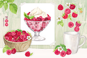 Garden Raspberry. Watercolor set, an Illustration by Tata Pilip (Thumbnail 4 of 10)