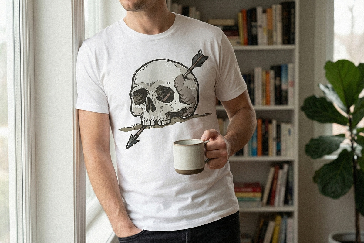 Skull PNG With Arrow, Vintage, an Illustration by SharpMarketplace (Photo 3 of 3)