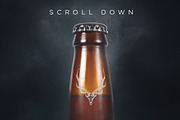 Limited Dark Amber Mock-Up, a Cups & Container Mockup by Palm Street Creative (Thumbnail 4 of 4)