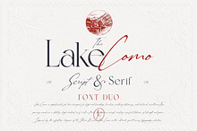 Lake Como Font Duo - Serif & Script