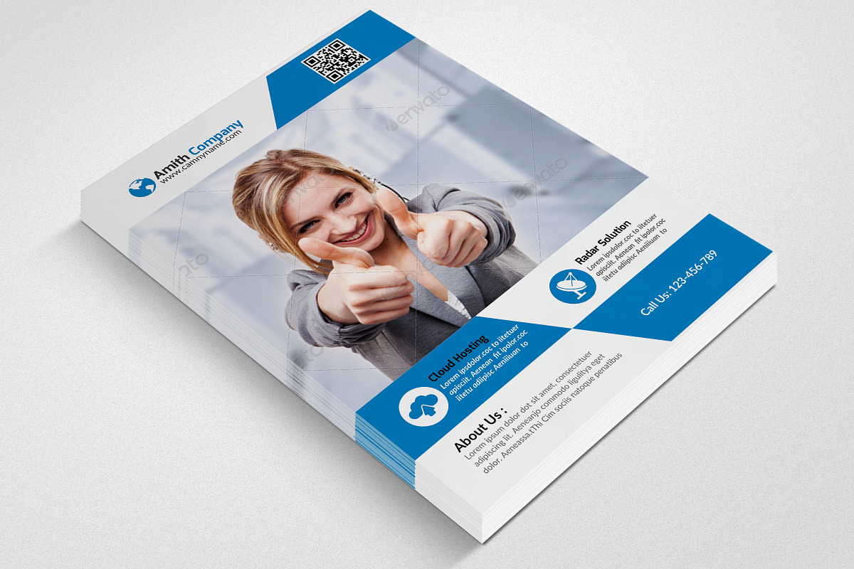 Business Flyer Psd Template, a Flyer Template by Psd Templates (Photo 3 of 3)