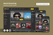 Streaming Dashboard UI Kit Design, an UI Kit Template by twinstd (Thumbnail 1 of 5)