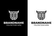 Letters TU or UT Bull Logo, a Branding & Logo Template by Pray Art Design Studio (Thumbnail 2 of 2)