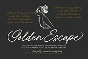 Arabella Rentharis Elegant Script, a Script Font by Letterena Studios Script (Thumbnail 7 of 10)
