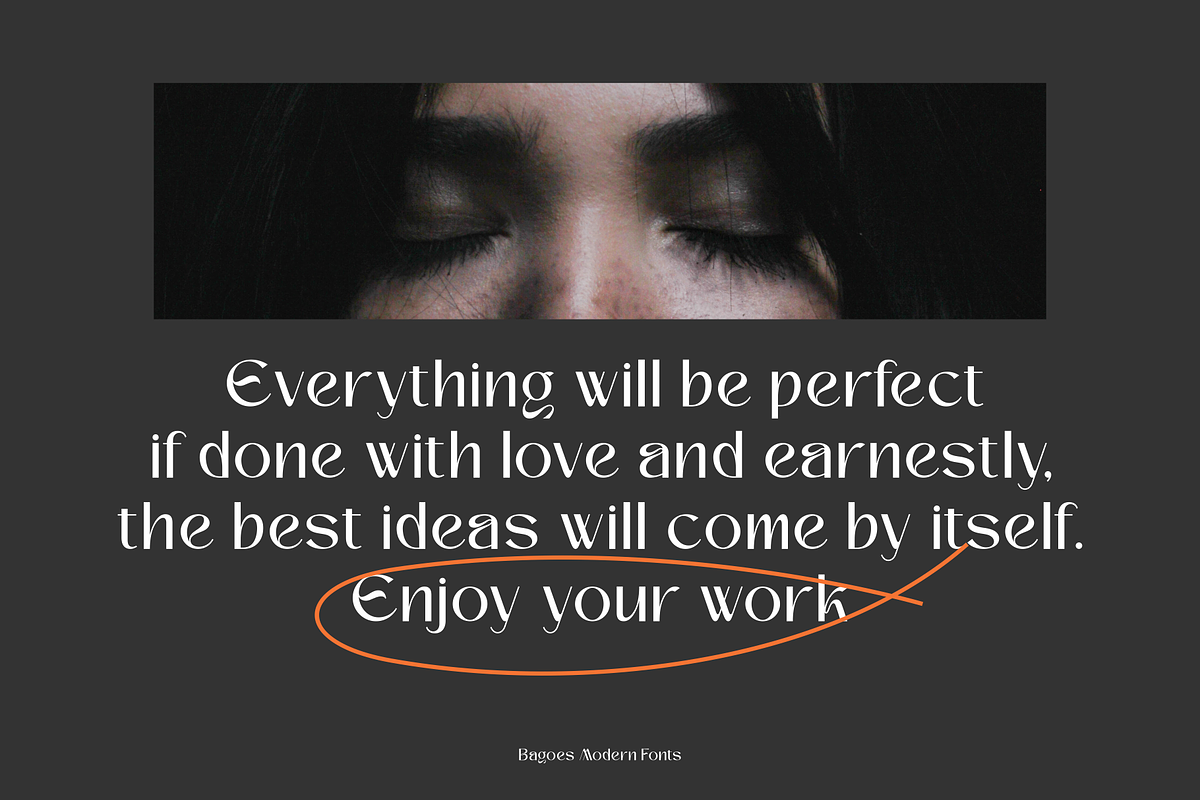 Bagoes, a Sans Serif Font by ngene (Photo 7 of 9)