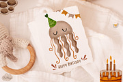 Sea animals. Birthday collection., an Animal Illustration by owlasya (Thumbnail 2 of 9)