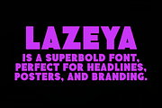 Lazeya - Bold Font, a Sans Serif Font by Monoletter Studio (Thumbnail 3 of 4)