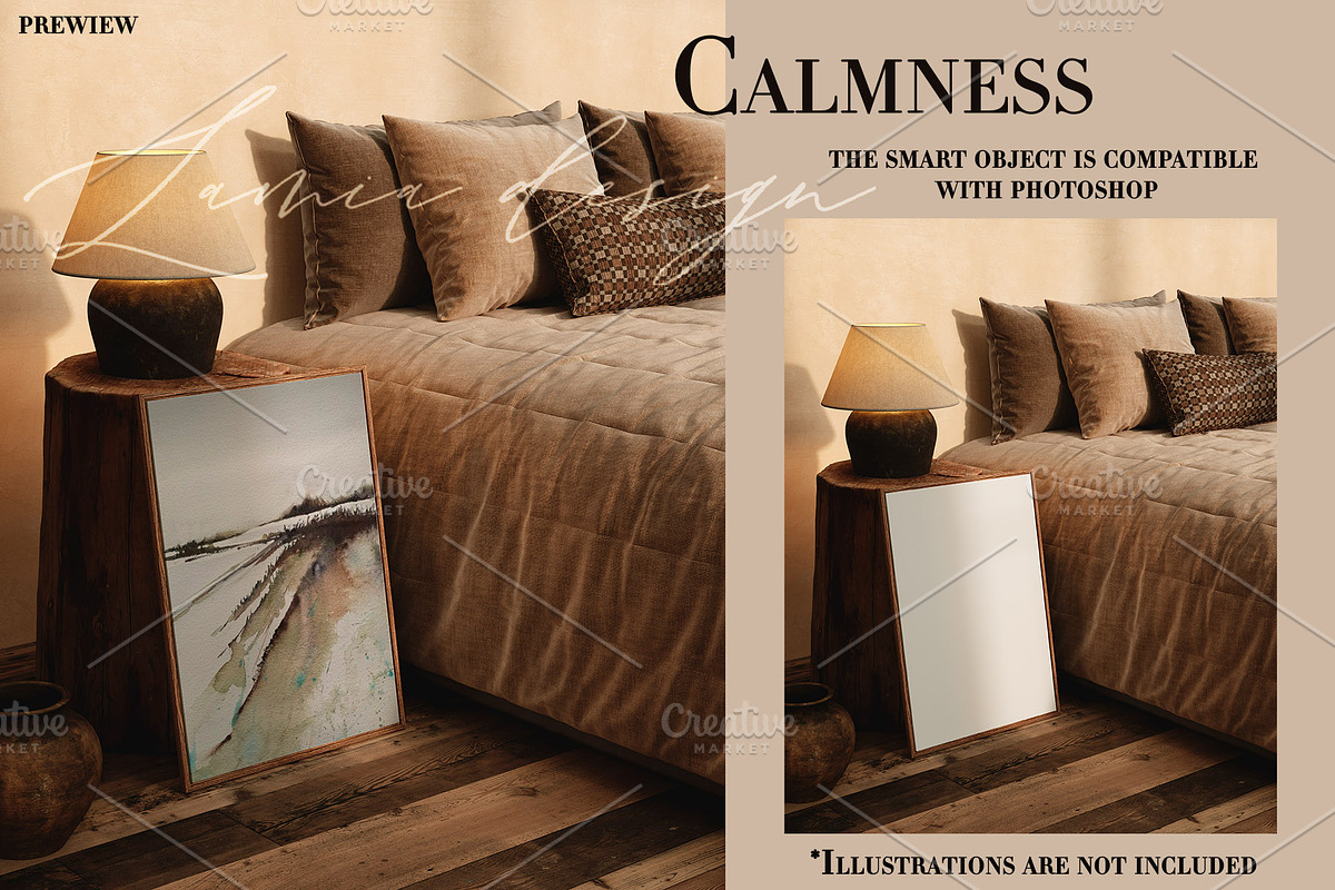 Calmness room Frame Mockups Vertical, a Household Mockup by LAMIA DESIGN (Photo 3 of 12)